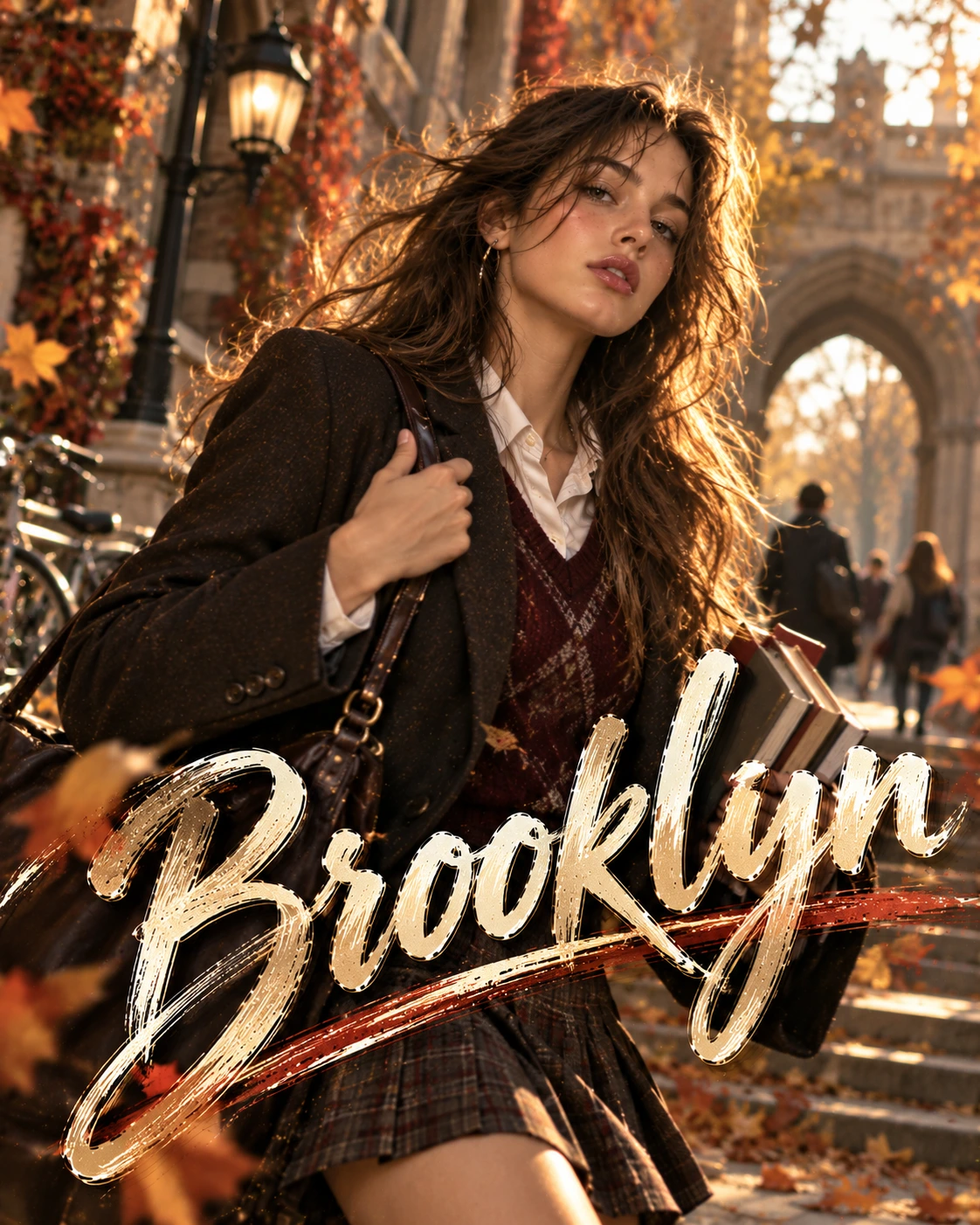 Brooklyn — Dark Academia Lite Motion Energy Profile Poster — Instagram Posts AI poster reference