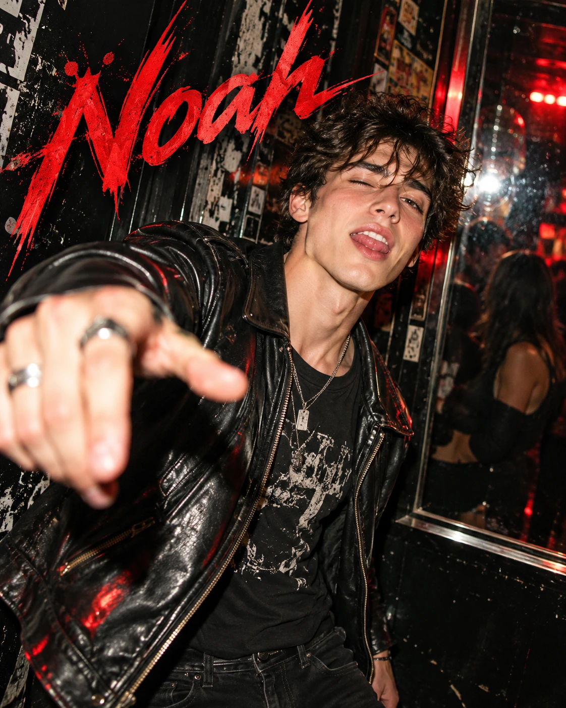 Noah — Indie Sleaze Revival Motion Energy Profile Poster — Instagram Posts AI poster reference