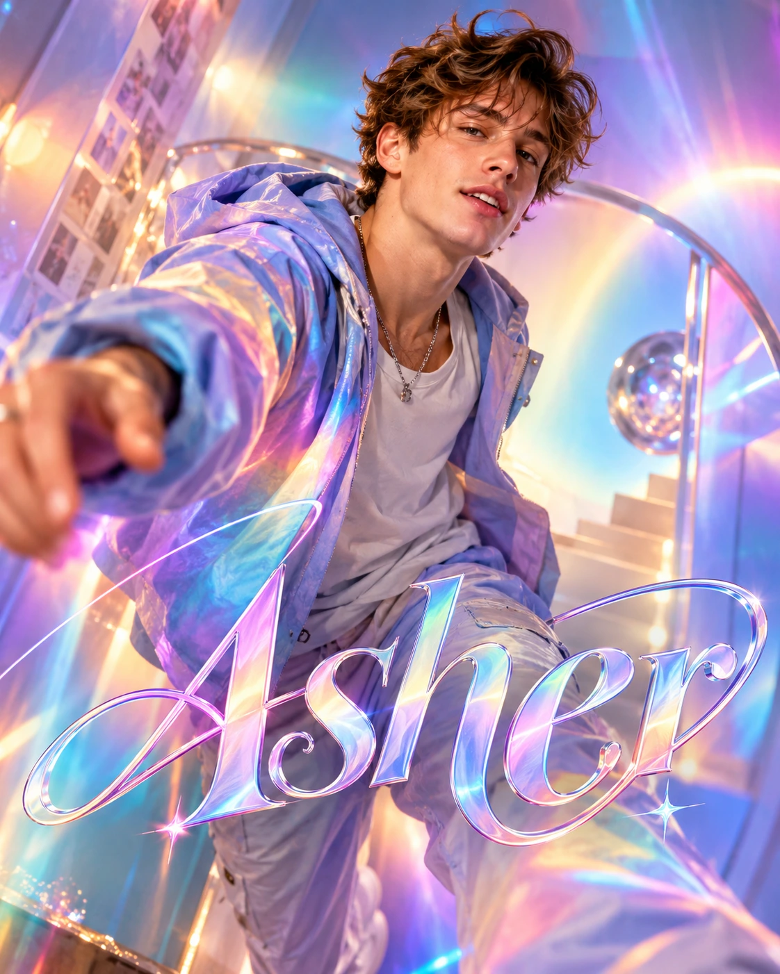 Asher — Aura Beauty Motion Energy Profile Poster — Instagram Posts AI poster reference