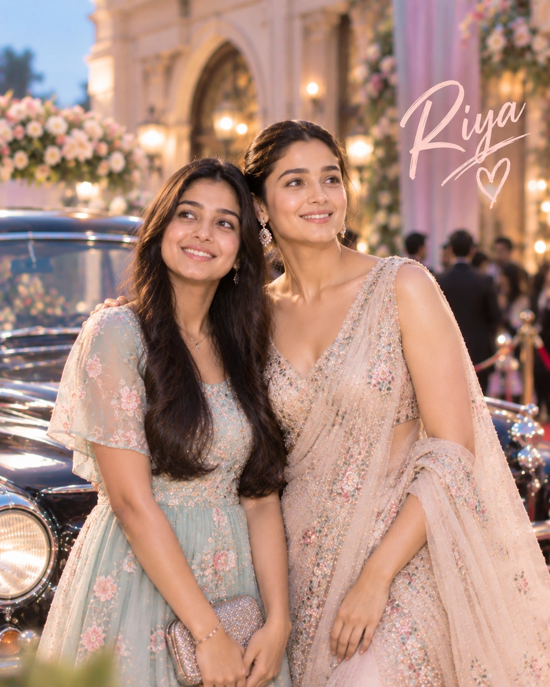 Riya with Alia Bhatt — Pastel Editorial Softness Dream Poster — Instagram Posts AI poster reference