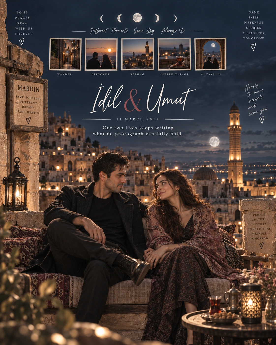 Mardin Quiet Thumbnails Two Souls — Wedding AI poster reference