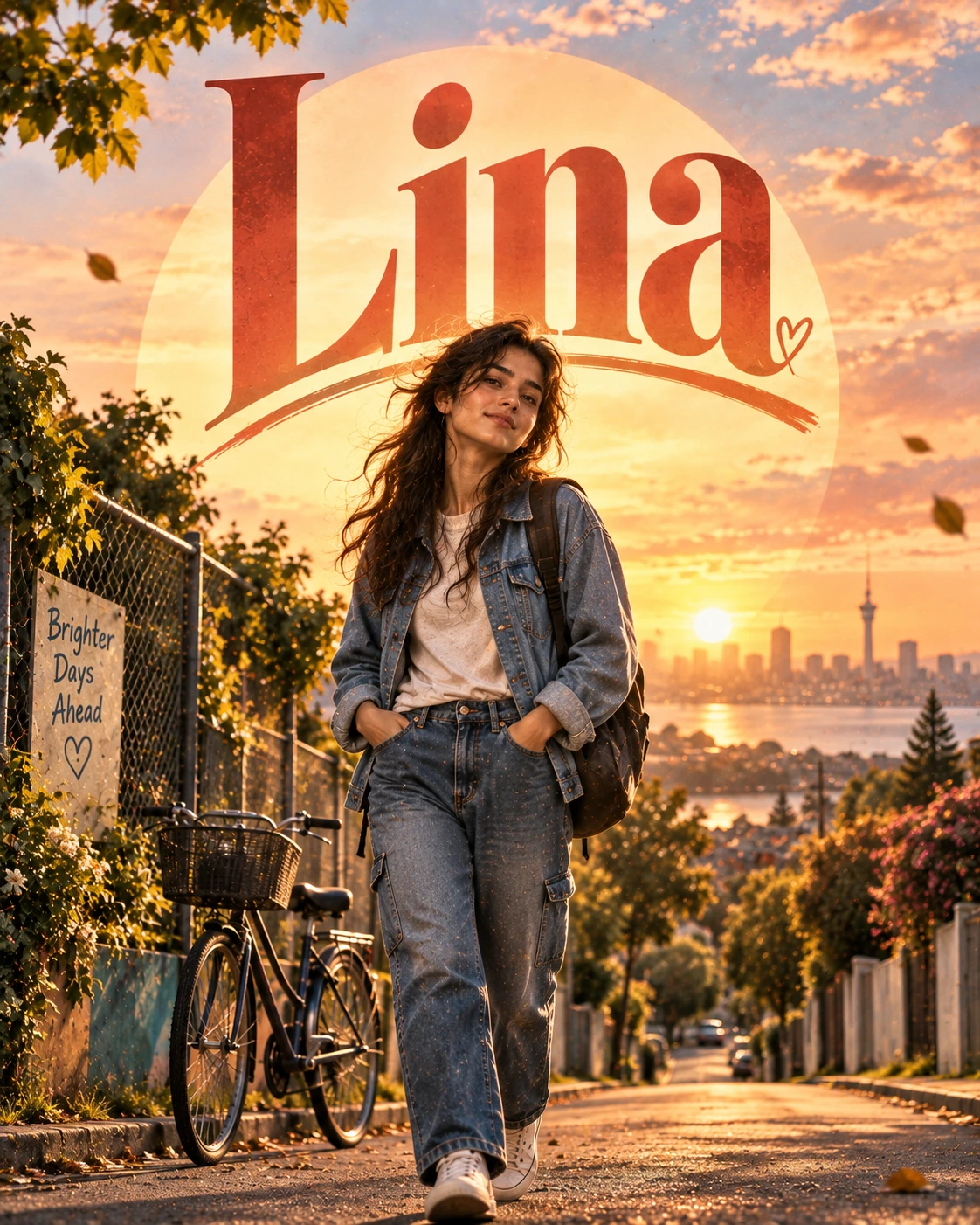 Lina — Coming-of-Age Minimal Symbol Instagram Poster — Instagram Posts AI poster reference