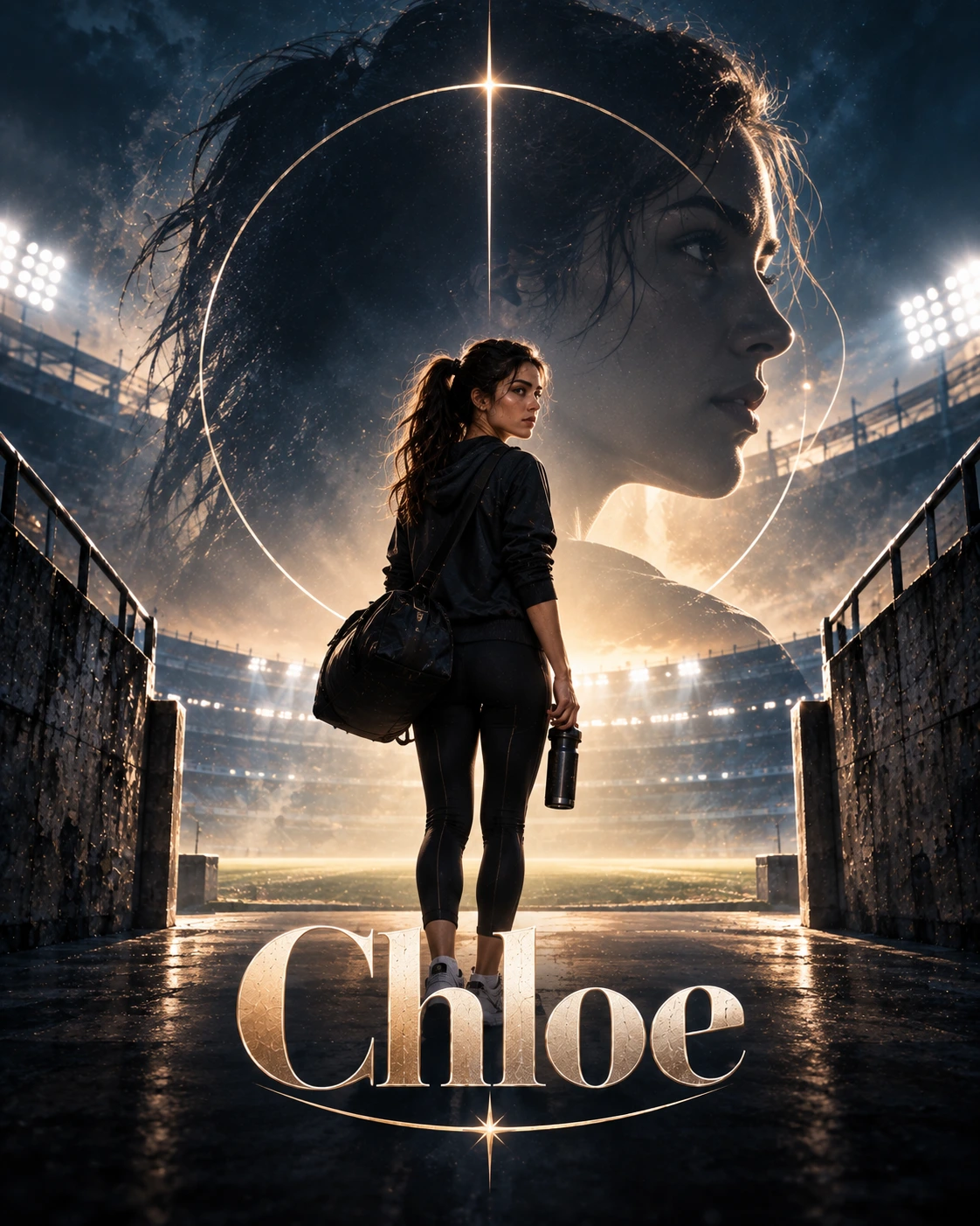 Chloe — Sports Drama Minimal Symbol Instagram Poster — Instagram Posts AI poster reference