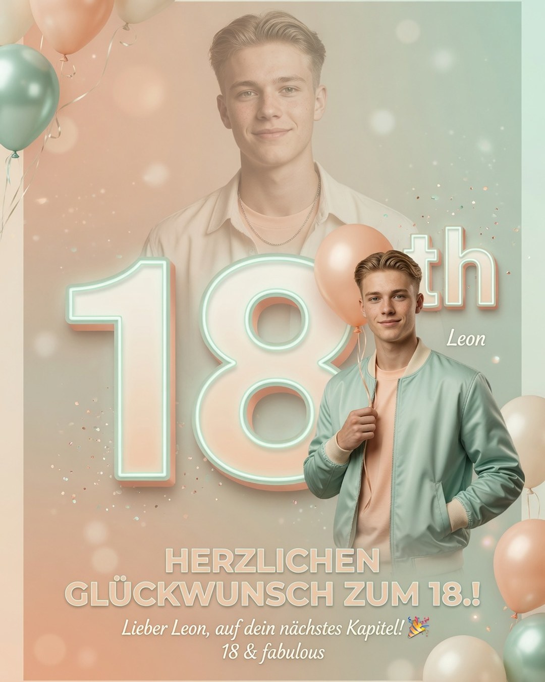 18th Birthday Poster reference poster