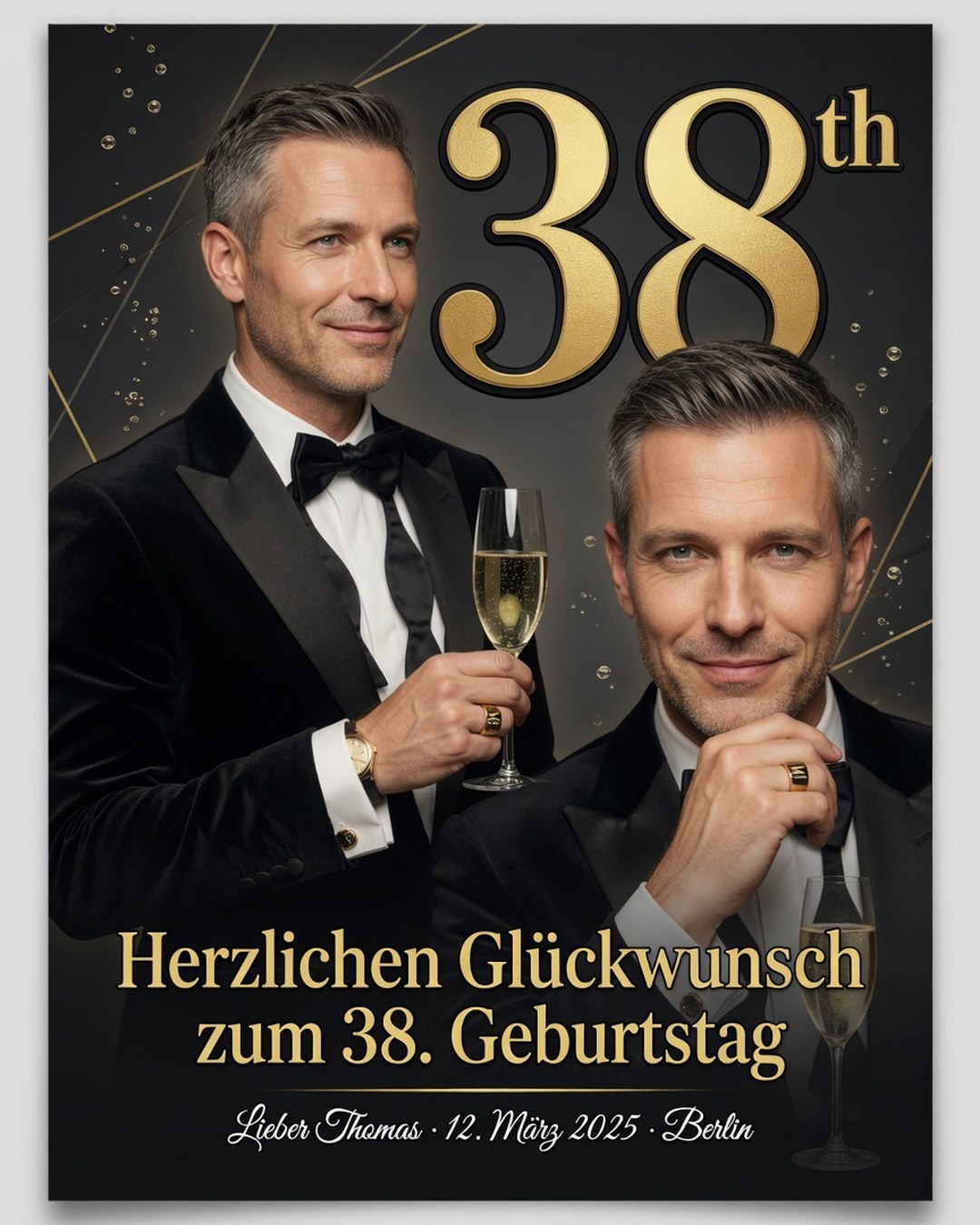 38th Birthday Poster reference poster