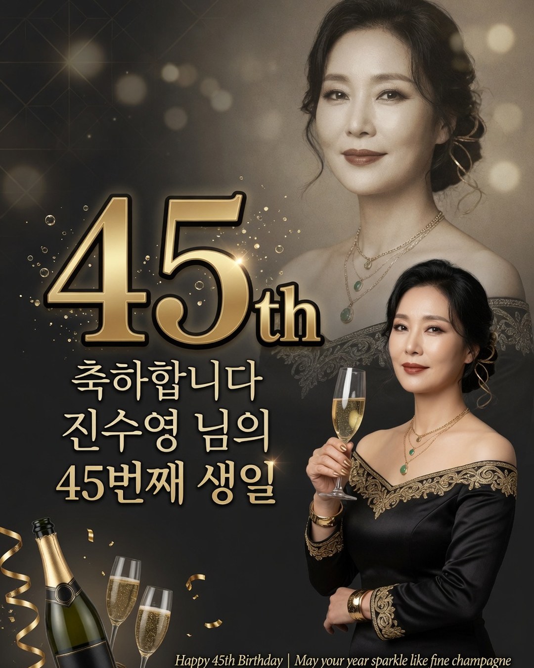 45th Birthday Poster reference poster
