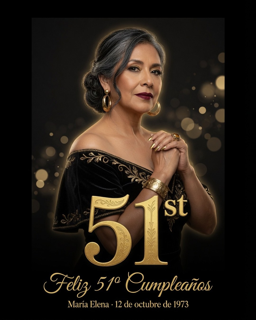 51st Birthday Poster reference poster
