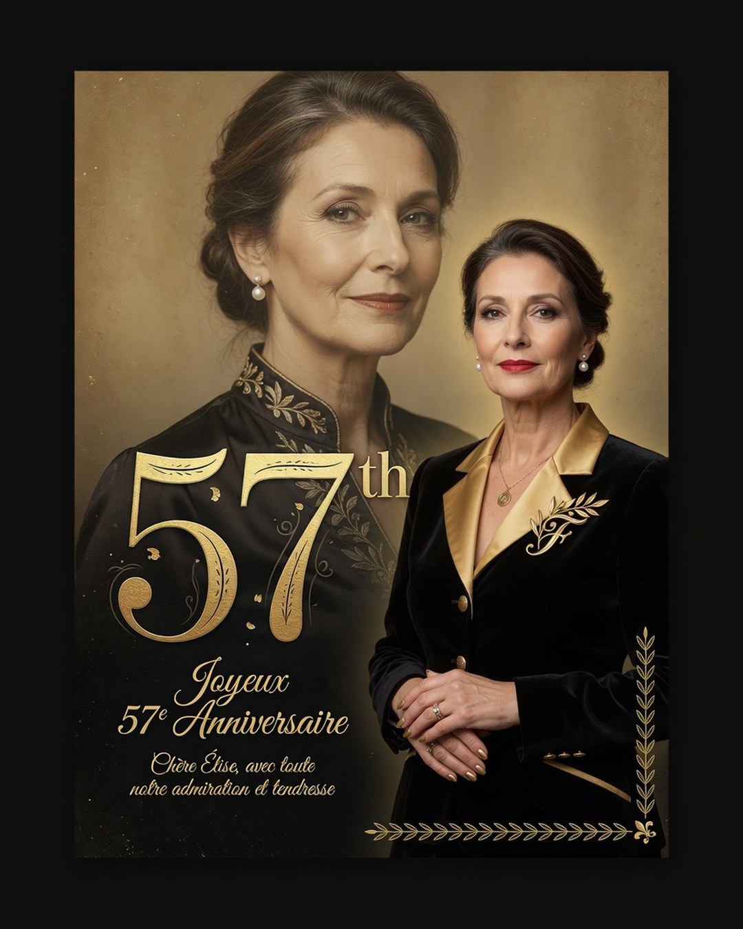 57th Birthday Poster reference poster