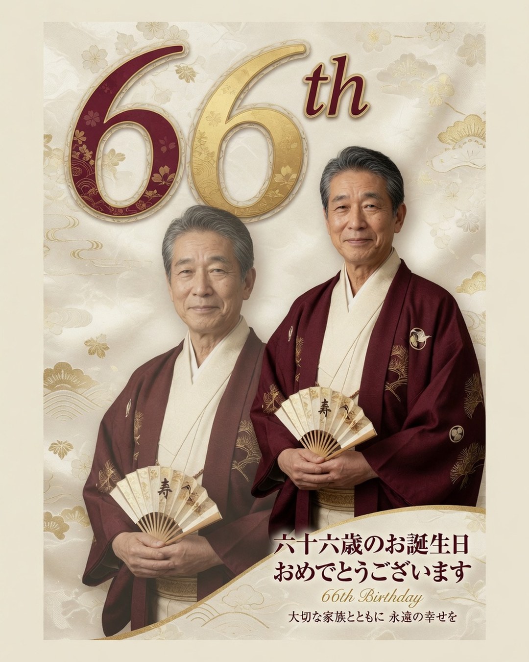 66th Birthday Poster reference poster
