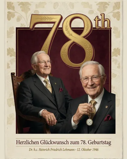 78th Birthday Poster — Birthday AI poster reference