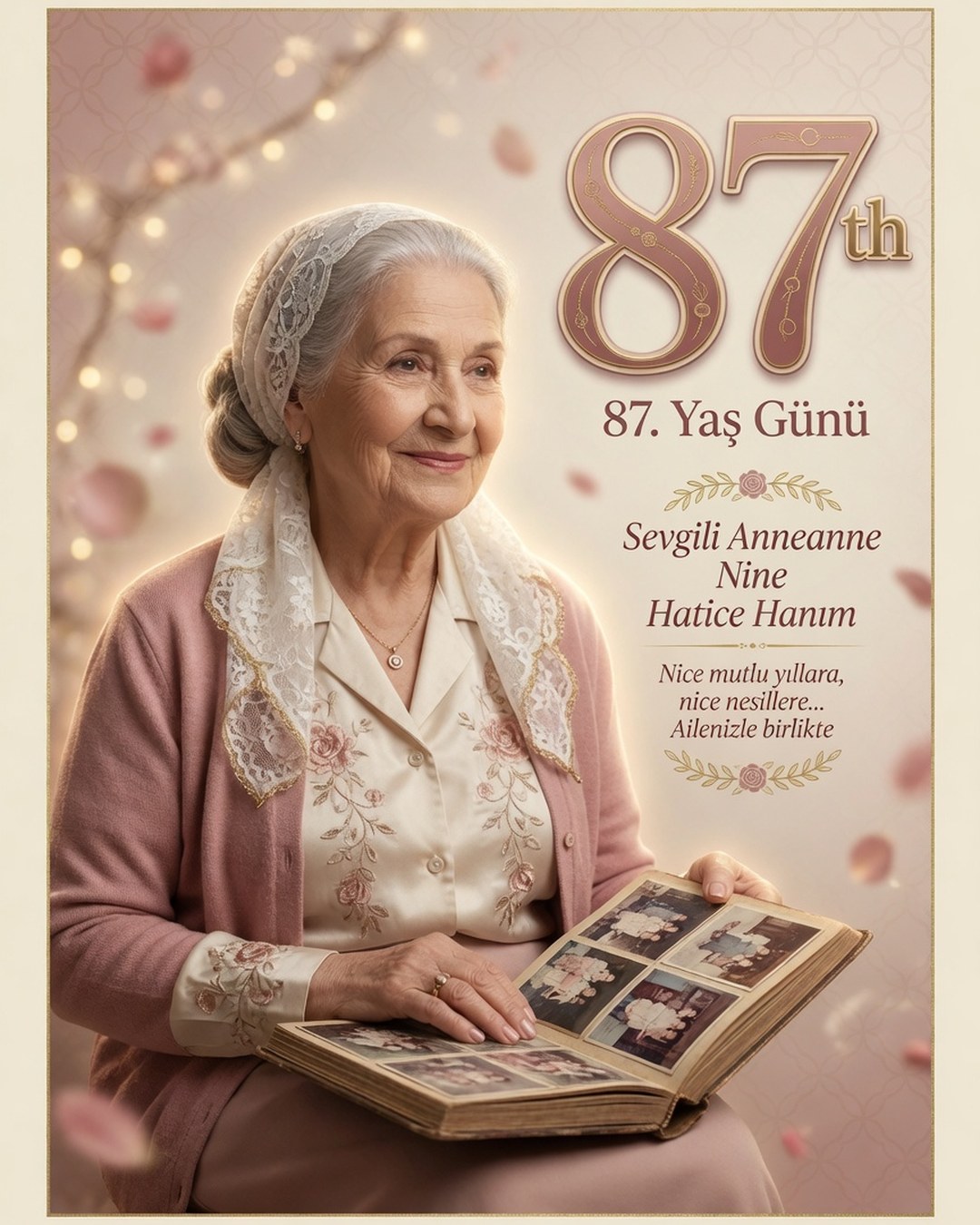 87th Birthday Poster reference poster