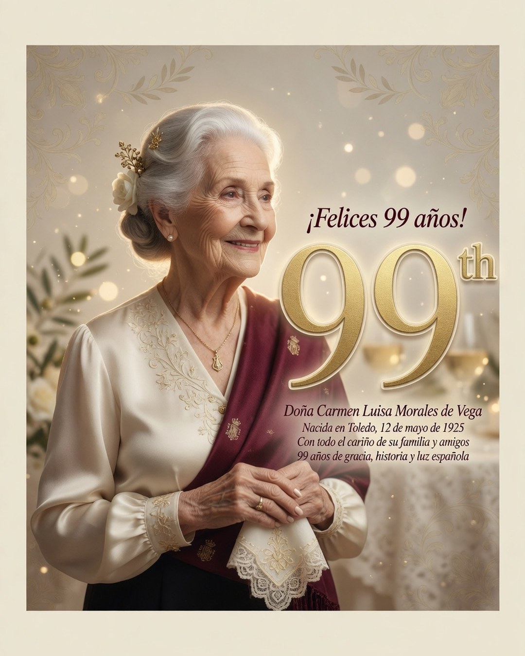99th Birthday Poster reference poster