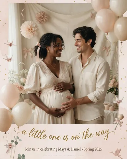 Baby Shower — Baby Shower AI poster reference