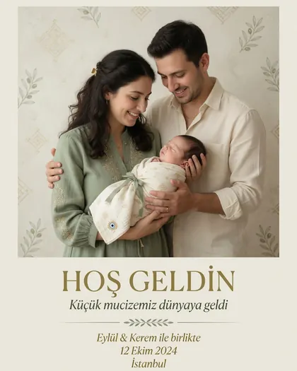 Newborn Welcome — Newborn Welcome AI poster reference