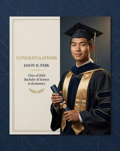 College Graduation — Graduation AI poster reference