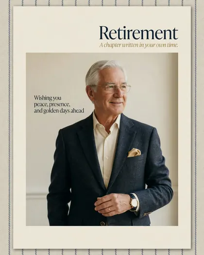 Retirement — Retirement AI poster reference