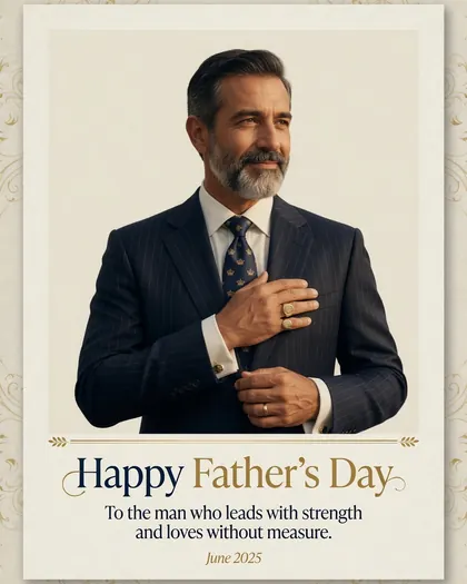Father's Day — Father's Day AI poster reference