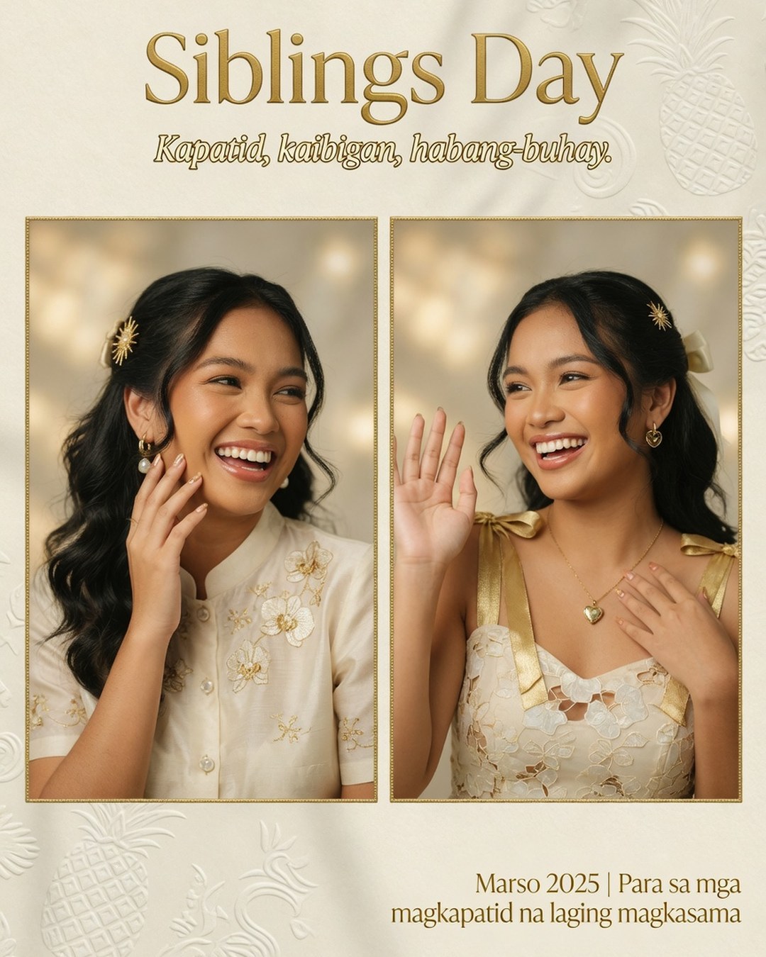 Siblings Day reference poster
