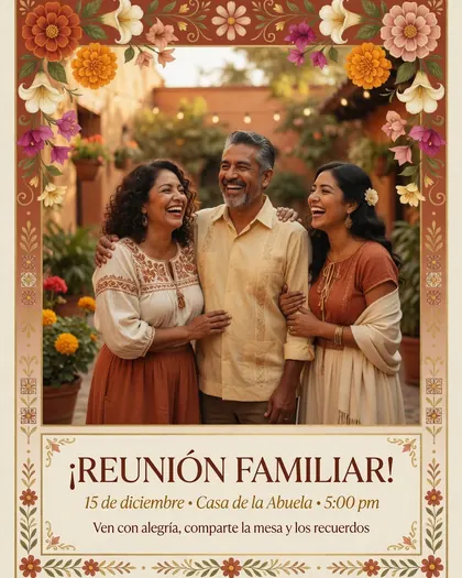 Family Reunion — Reunion AI poster reference