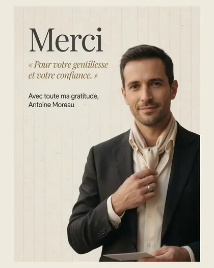 Thank You Poster — Thank You AI poster reference
