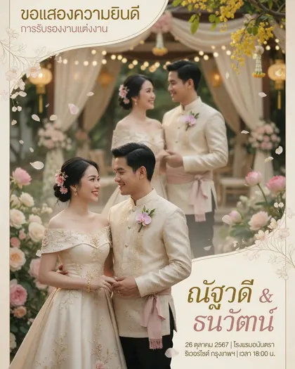 Wedding Reception — Wedding AI poster reference