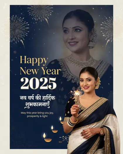 New Year — India — New Year AI poster reference