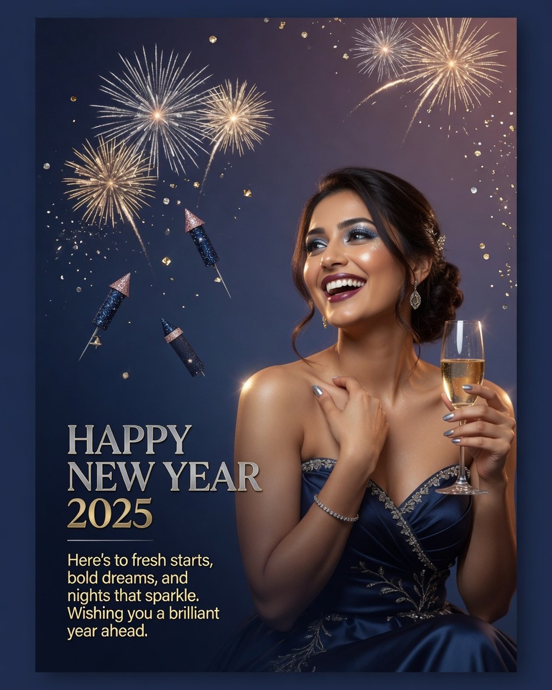 New Year — USA reference poster