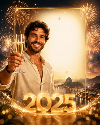 New Year — Brazil — New Year AI poster reference