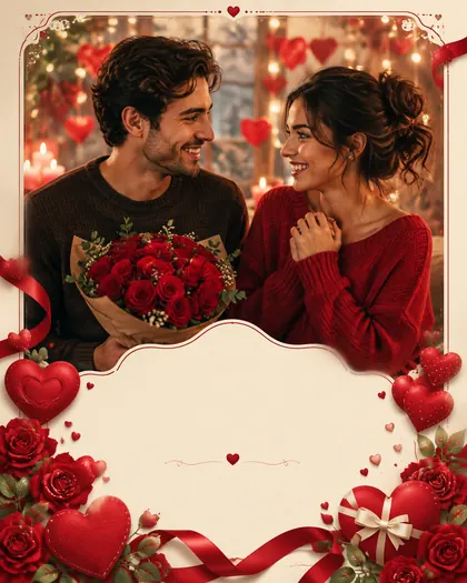 Valentine's Day — USA — Valentine's Day AI poster reference