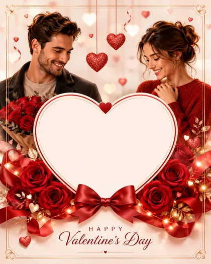 Valentine's Day — United Kingdom — Valentine's Day AI poster reference