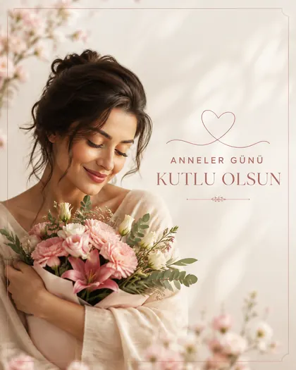 Mother's Day — Turkey — Mother's Day AI poster reference