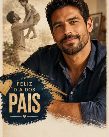 Father's Day — Brazil — Father's Day AI poster reference