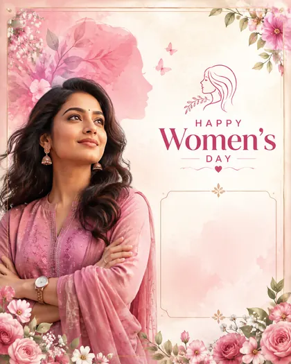 Women's Day — India — International Women's Day AI poster reference