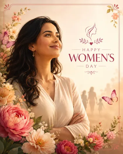 Women's Day — USA — International Women's Day AI poster reference