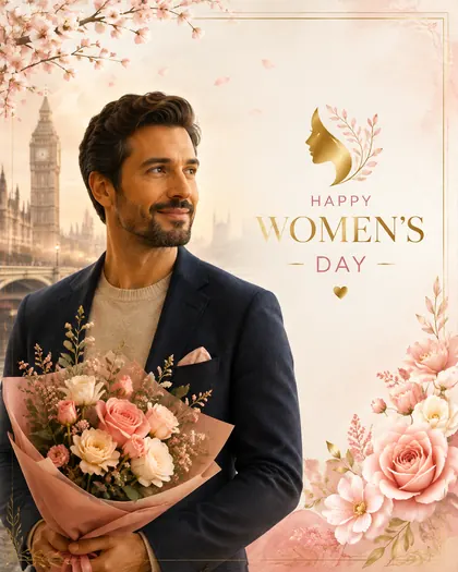 Women's Day — United Kingdom — International Women's Day AI poster reference