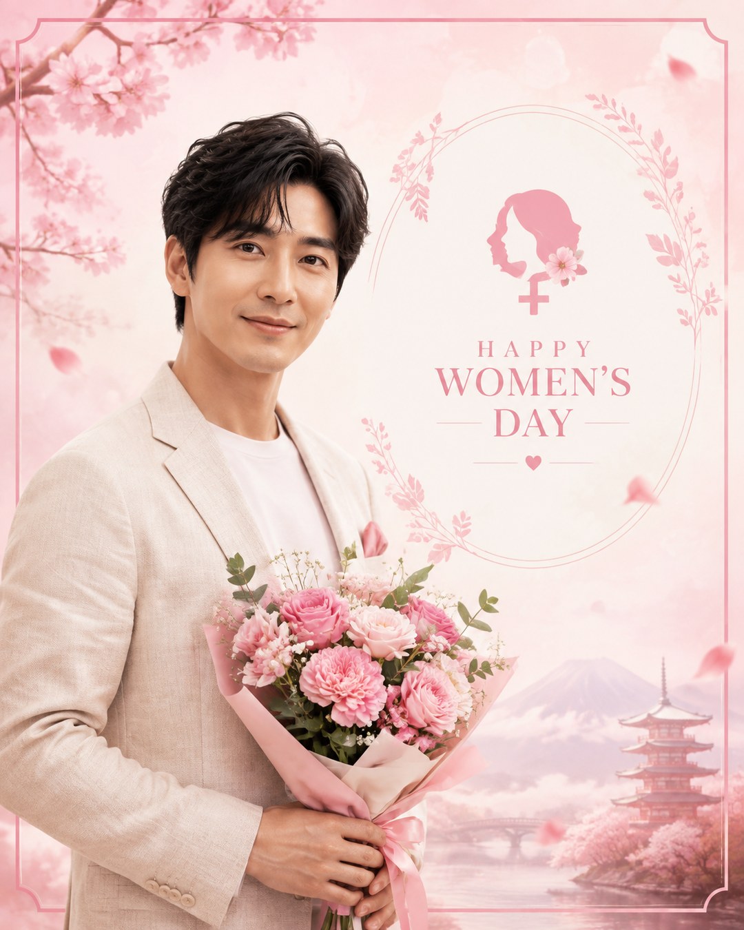 Women's Day — Japan reference poster