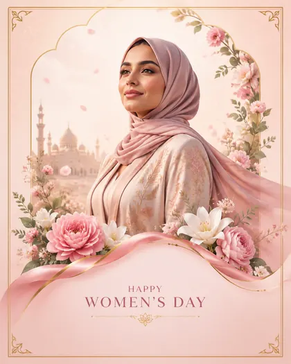 Women's Day — Arab World — International Women's Day AI poster reference