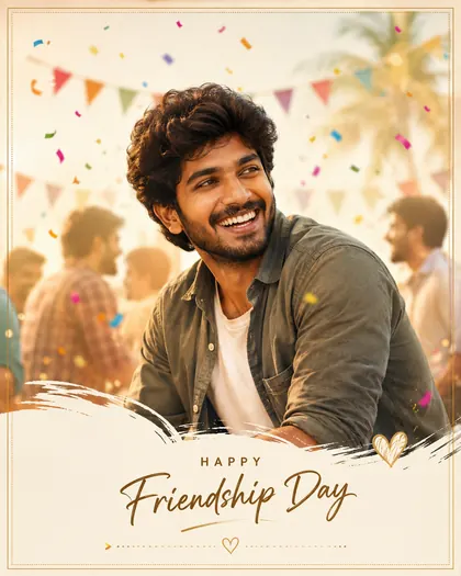 Friendship Day — India (Tamil) — Friendship AI poster reference