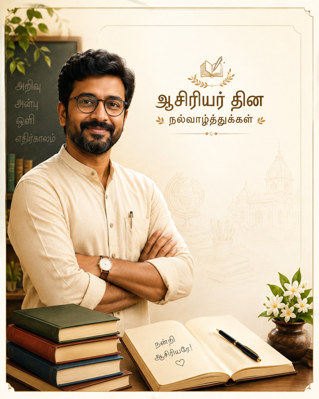 Teachers' Day — India (Tamil) reference poster