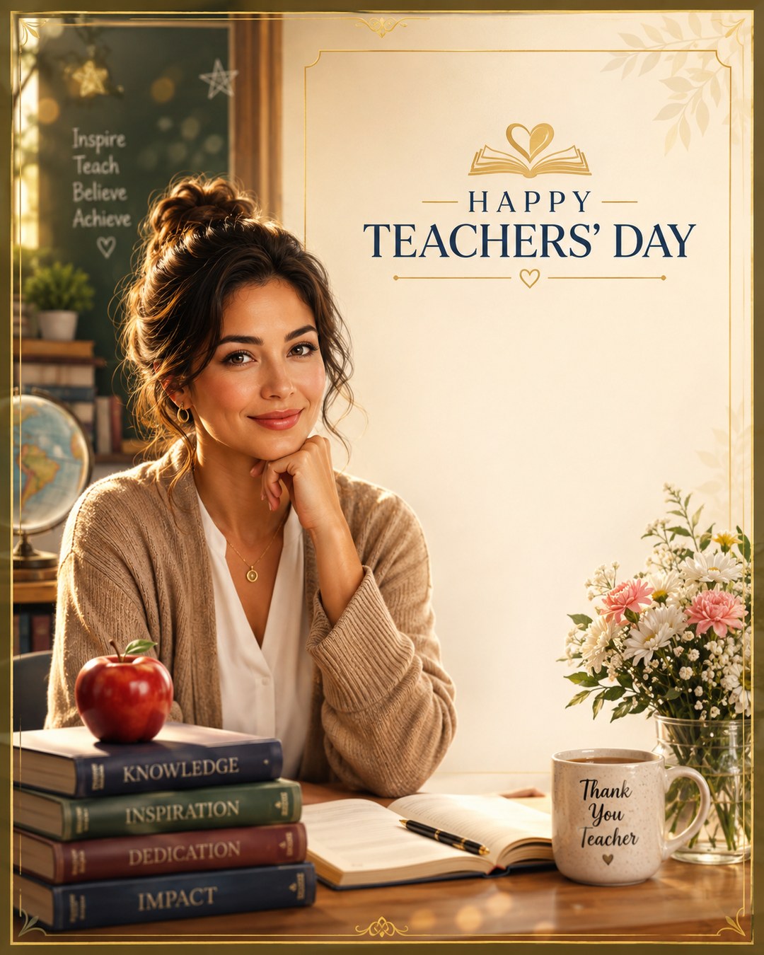 Teachers' Day — USA reference poster