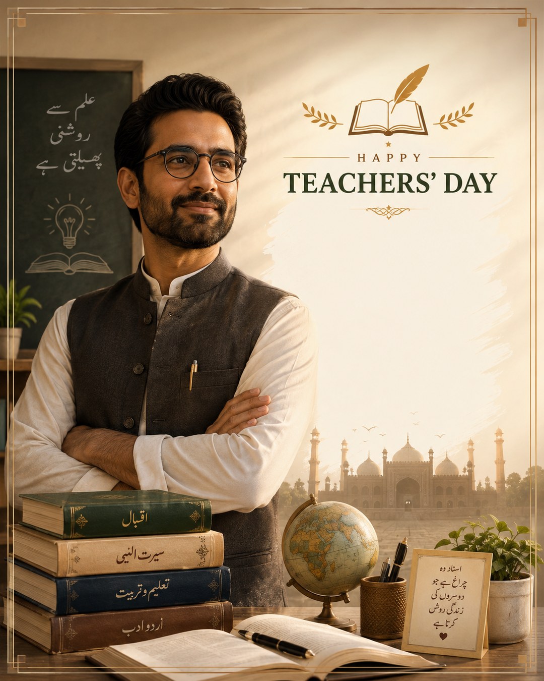 Teachers' Day — Pakistan reference poster