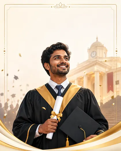 Graduation Season — India (Tamil) — Graduation AI poster reference