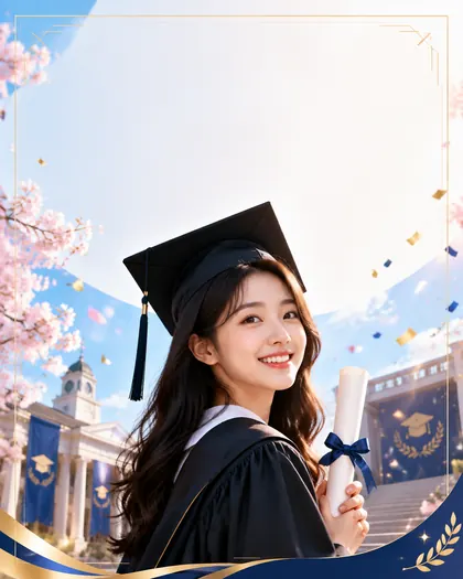 Graduation Season — South Korea — Graduation AI poster reference