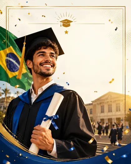 Graduation Season — Brazil — Graduation AI poster reference