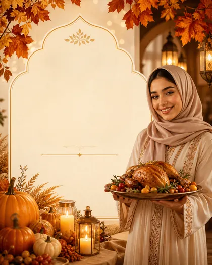 Thanksgiving — Arab World — Thanksgiving AI poster reference