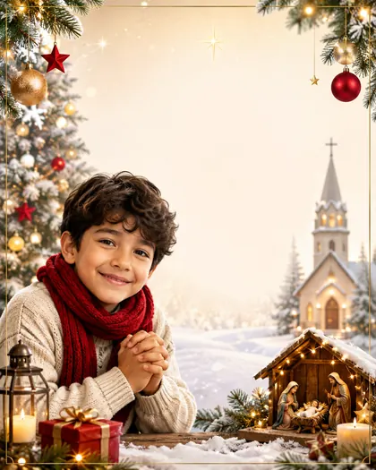 Christmas — Nepal — Christmas AI poster reference