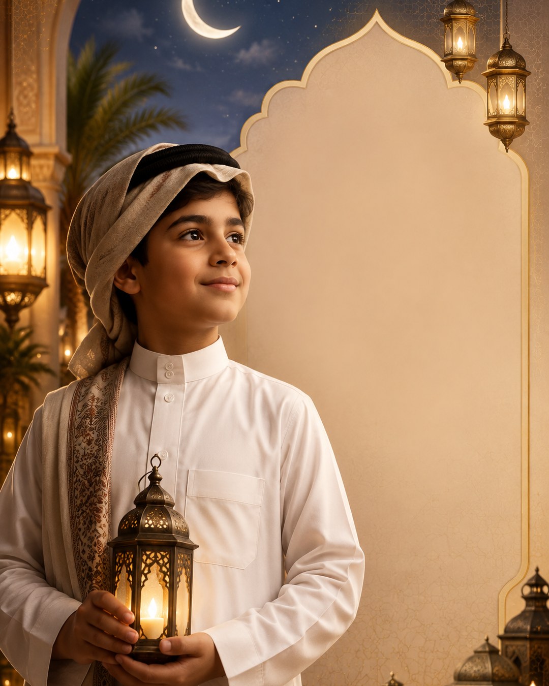 Ramadan — Saudi / Gulf reference poster