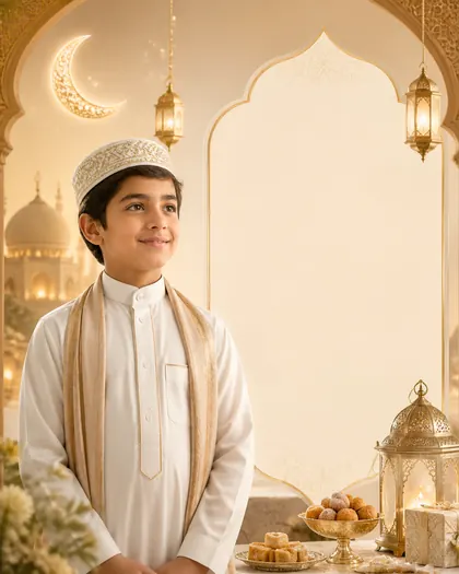 Eid al-Fitr — Saudi / Gulf — Eid al-Fitr AI poster reference