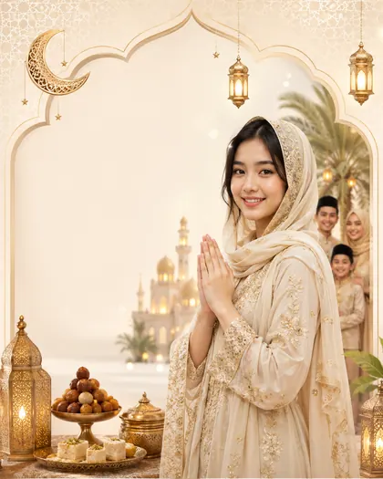 Eid al-Fitr — Indonesia — Eid al-Fitr AI poster reference