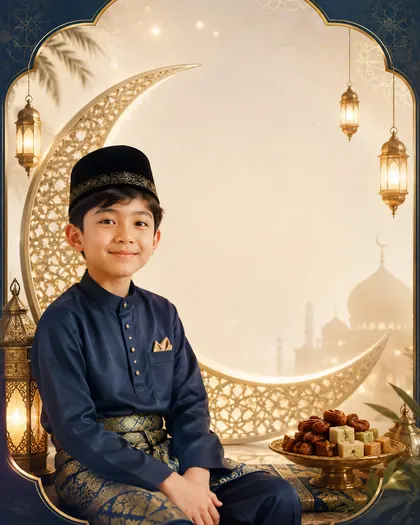 Eid al-Fitr — Malaysia — Eid al-Fitr AI poster reference